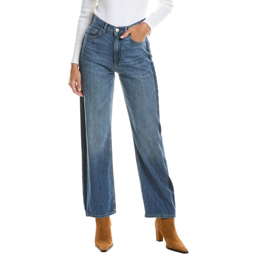 Dl1961 Womens  Karmine North Shore Wide Leg Jean, Blue